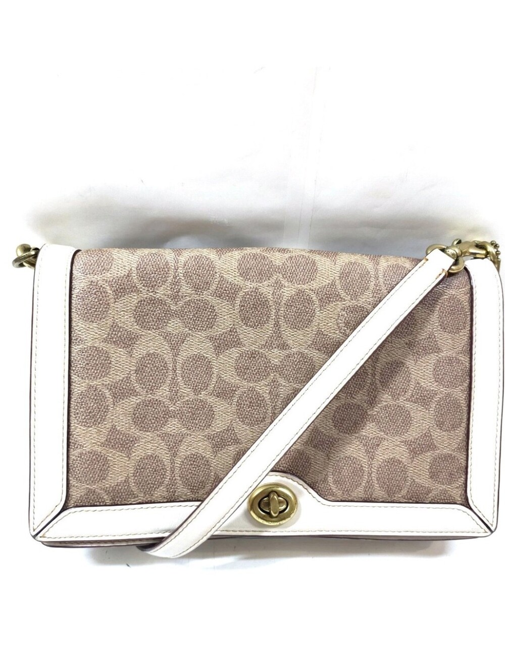 COACH 1941 Riley Turnlock Crossbody Bag in Signature Leather- VINTAGE